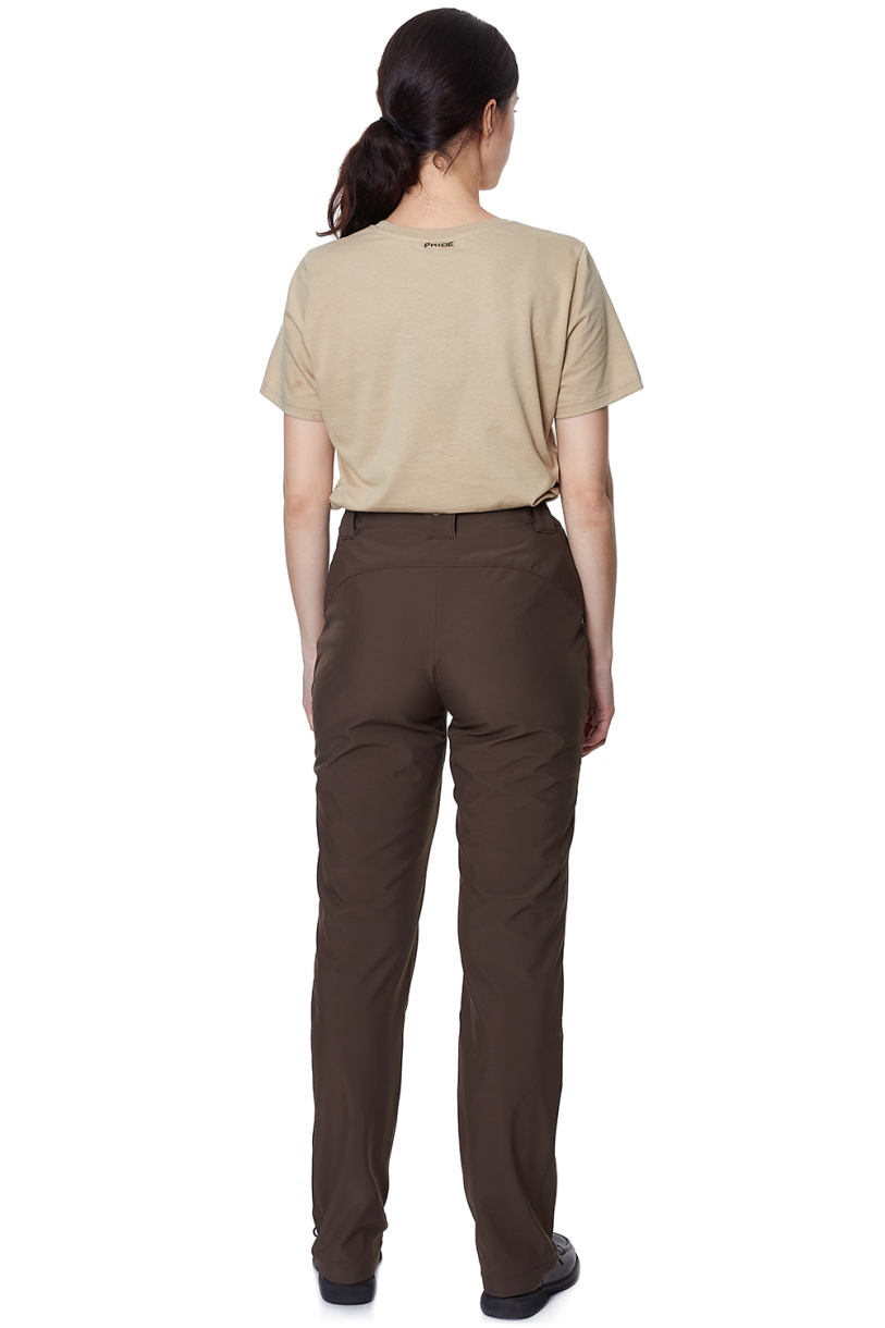 Багира женские брюки PRIDE, софтшелл, коричневый