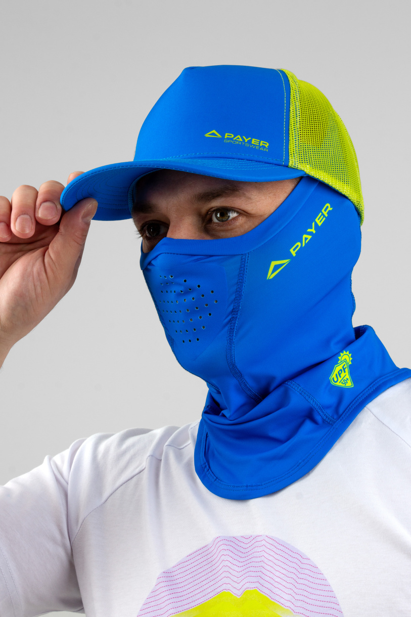 Бейсболка PAYER, синий лайм PBCA-1BLL