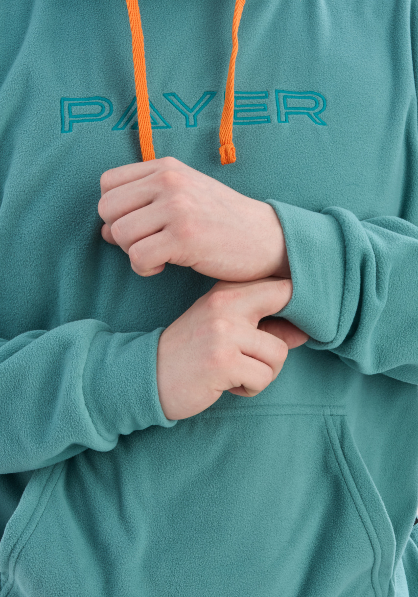 Мерч толстовка флисовая PAYER, полынь